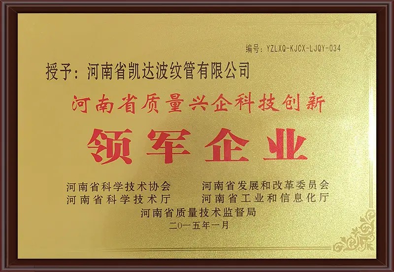 10_河南省质量兴企科技创新领军企业